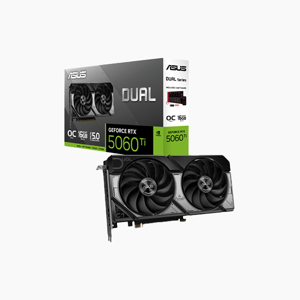 کارت گرافیک ایسوس مدل Dual GeForce RTX 5060 Ti 16GB GDDR7 OC Edition